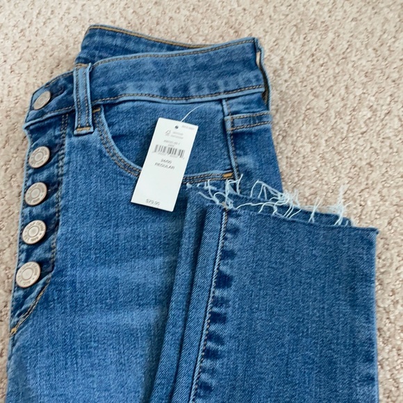 NWT Gap Button Fly Denim High Rise Jeggings Size 24 - Picture 6 of 15